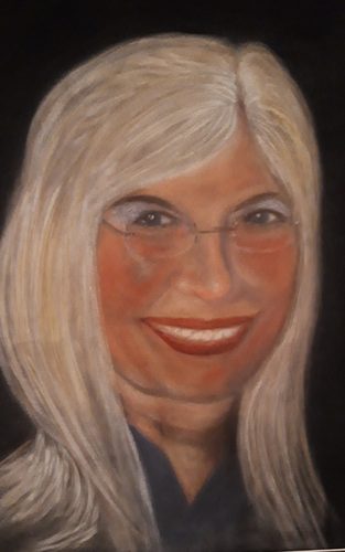 Carol W,  Remembering Lilian, pastels.